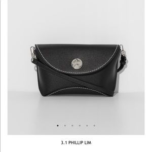 3.1 PHILLIP LIM Black Hudson Convertible Case